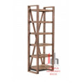 Wooden Narrow 6 tier Bookshelf